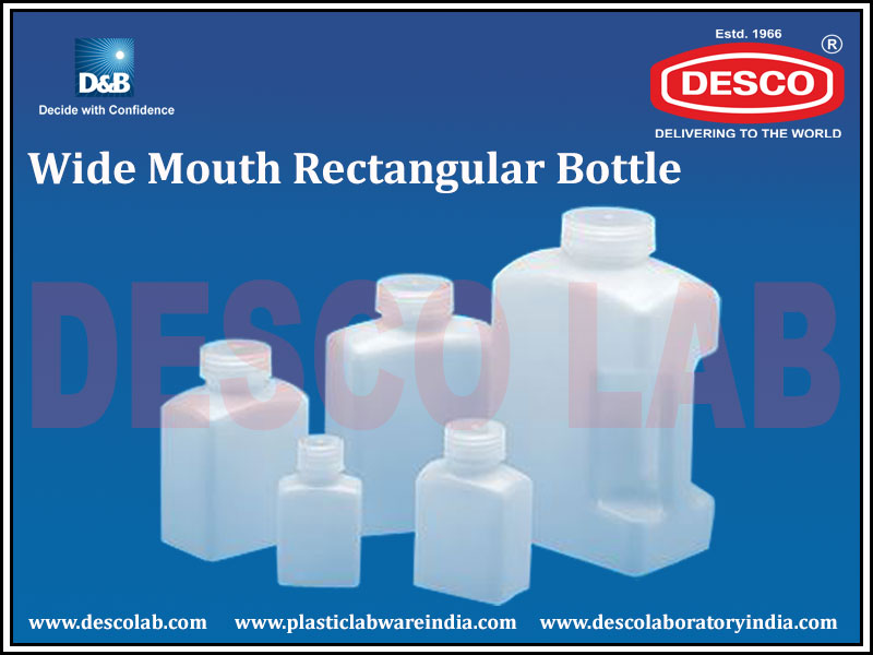 NARROW MOUTH RECTANGULAR BOTTLE